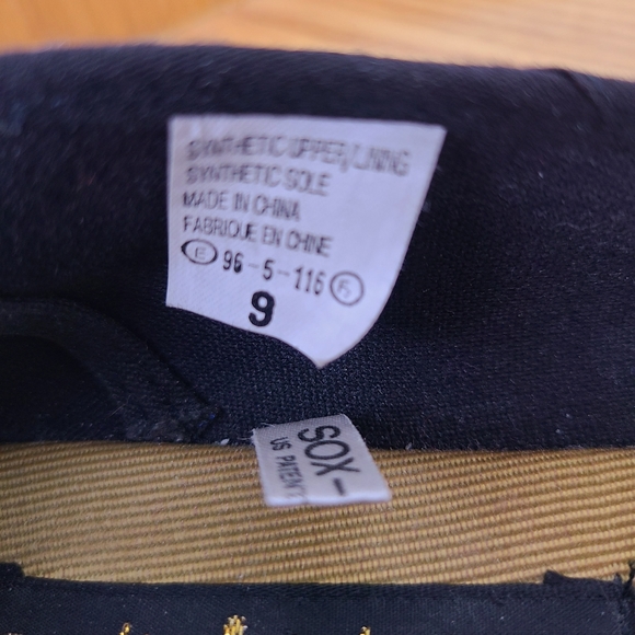 MARKED DOWN~~~Tinsel Toes Black Star Loafers-Smoking Slippers - Picture 6 of 6